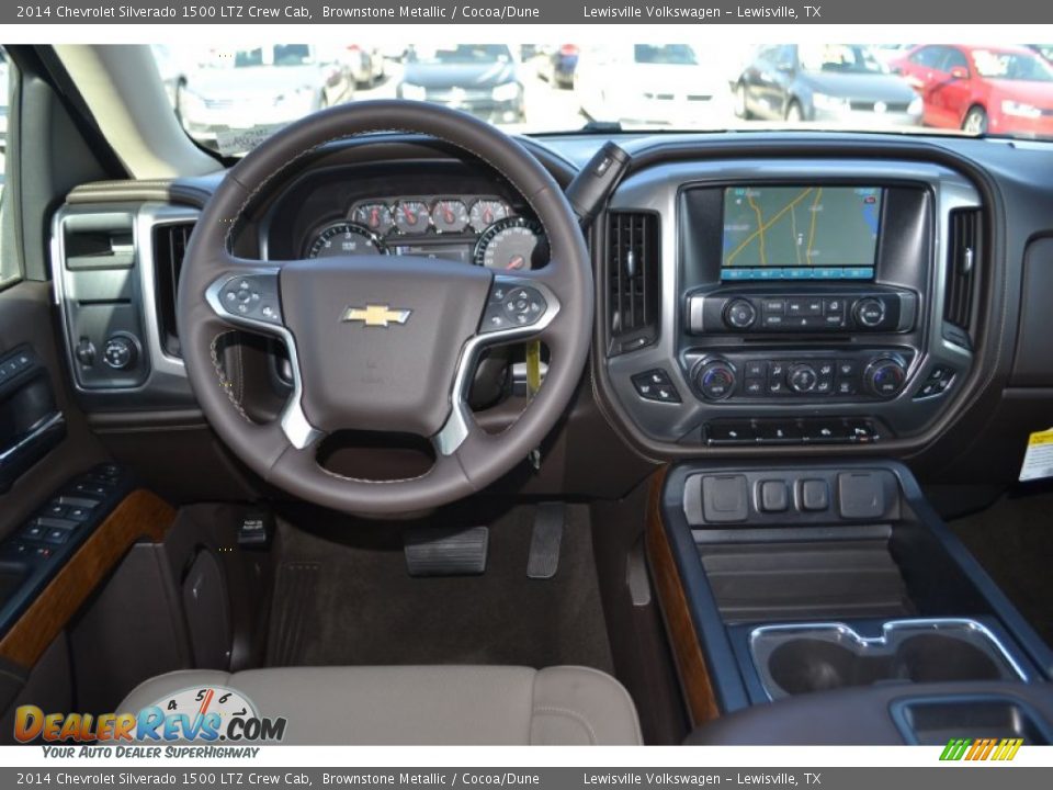 Dashboard of 2014 Chevrolet Silverado 1500 LTZ Crew Cab Photo #15