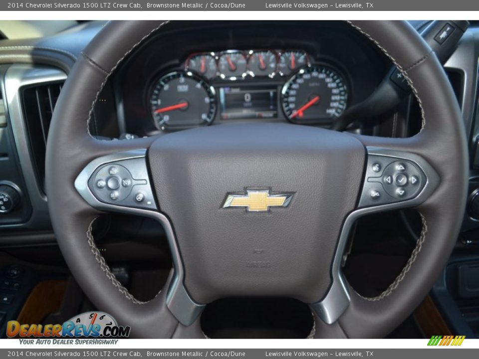2014 Chevrolet Silverado 1500 LTZ Crew Cab Steering Wheel Photo #16