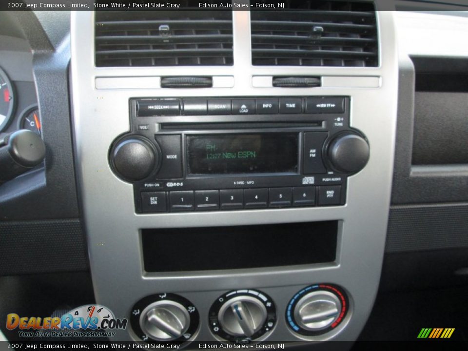 2007 Jeep Compass Limited Stone White / Pastel Slate Gray Photo #19