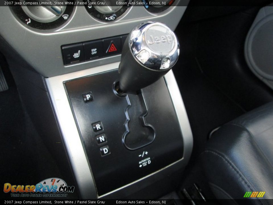 2007 Jeep Compass Limited Stone White / Pastel Slate Gray Photo #20