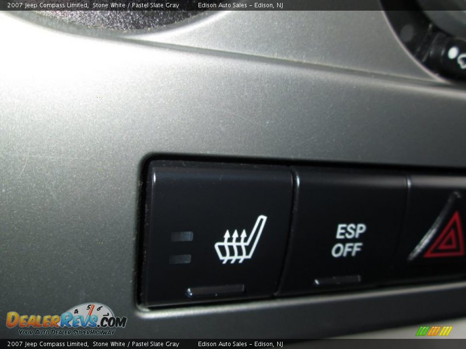 2007 Jeep Compass Limited Stone White / Pastel Slate Gray Photo #21