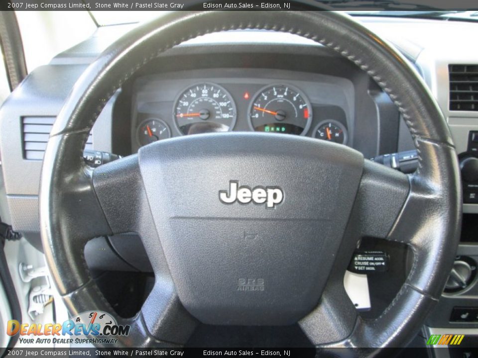 2007 Jeep Compass Limited Stone White / Pastel Slate Gray Photo #22