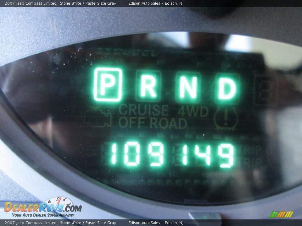 2007 Jeep Compass Limited Stone White / Pastel Slate Gray Photo #23