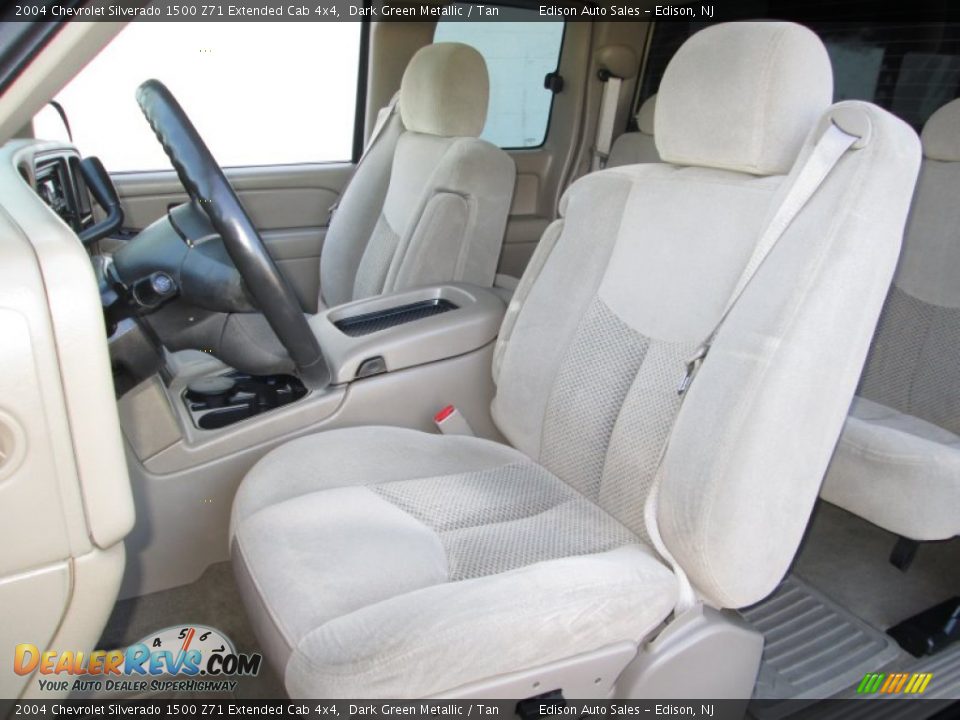Front Seat of 2004 Chevrolet Silverado 1500 Z71 Extended Cab 4x4 Photo #15