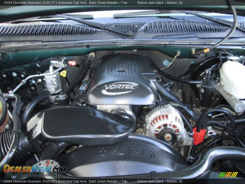 2004 Chevrolet Silverado 1500 Z71 Extended Cab 4x4 5.3 Liter OHV 16-Valve Vortec V8 Engine Photo #28