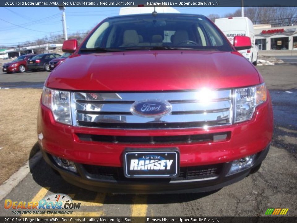 2010 Ford Edge Limited AWD Red Candy Metallic / Medium Light Stone Photo #2