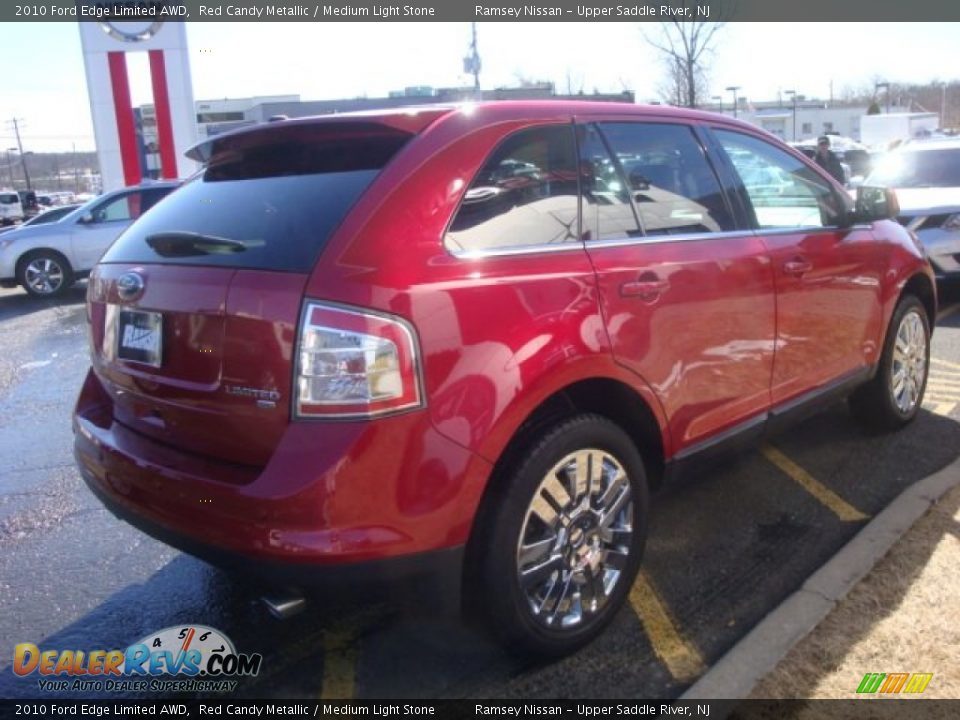 2010 Ford Edge Limited AWD Red Candy Metallic / Medium Light Stone Photo #6