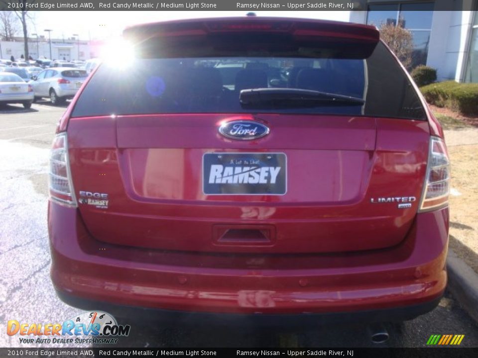 2010 Ford Edge Limited AWD Red Candy Metallic / Medium Light Stone Photo #7