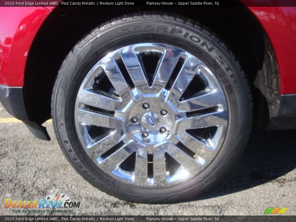 2010 Ford Edge Limited AWD Red Candy Metallic / Medium Light Stone Photo #10