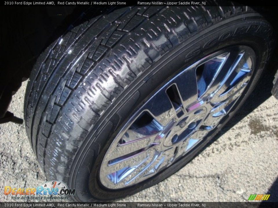 2010 Ford Edge Limited AWD Red Candy Metallic / Medium Light Stone Photo #11