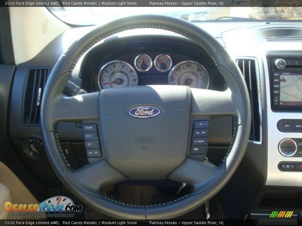 2010 Ford Edge Limited AWD Red Candy Metallic / Medium Light Stone Photo #21