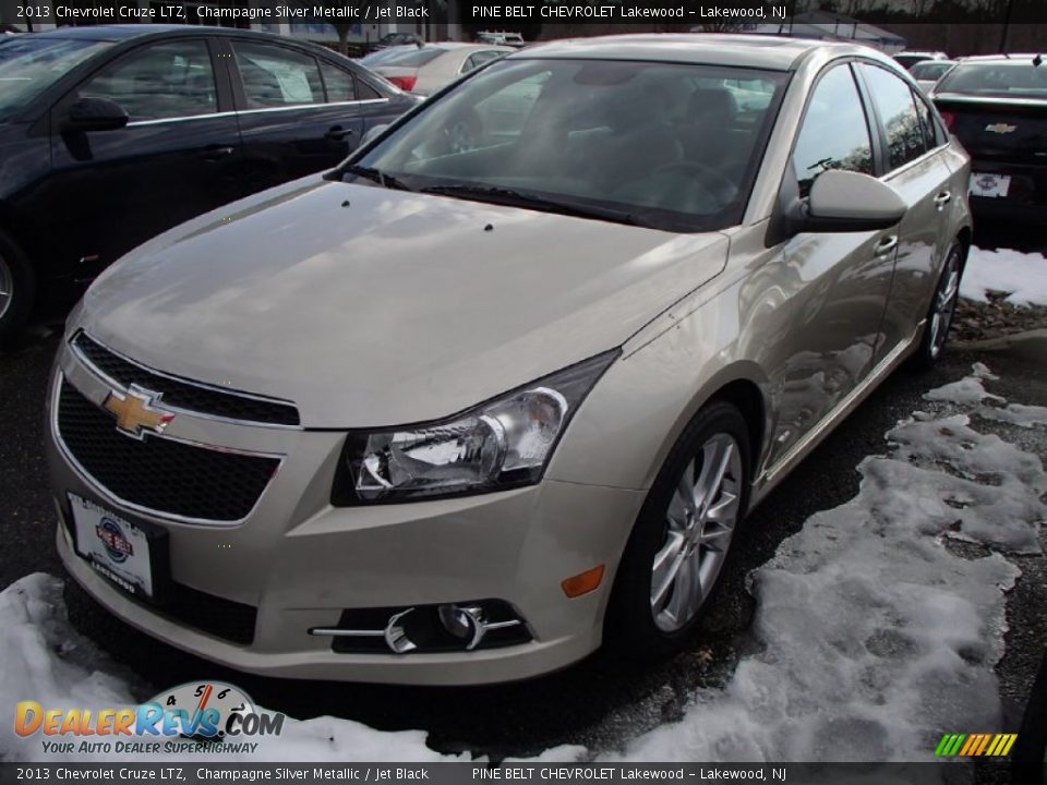 2013 Chevrolet Cruze LTZ Champagne Silver Metallic / Jet Black Photo #1