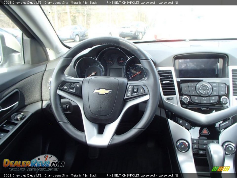 2013 Chevrolet Cruze LTZ Champagne Silver Metallic / Jet Black Photo #7