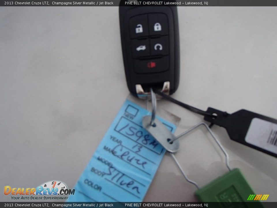 2013 Chevrolet Cruze LTZ Champagne Silver Metallic / Jet Black Photo #11