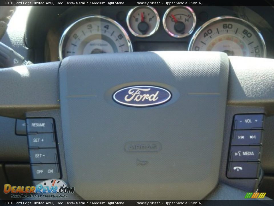 2010 Ford Edge Limited AWD Red Candy Metallic / Medium Light Stone Photo #22