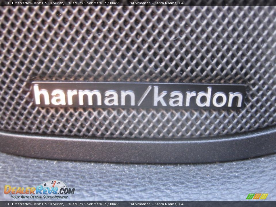 2011 Mercedes-Benz E 550 Sedan Palladium Silver Metallic / Black Photo #9