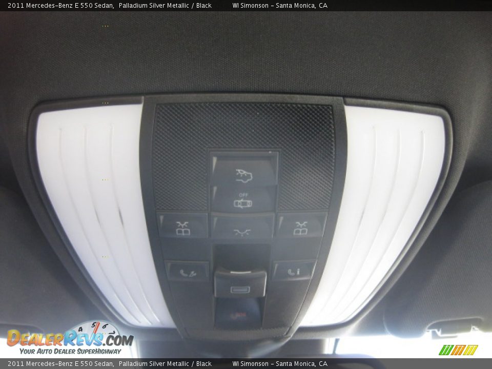 2011 Mercedes-Benz E 550 Sedan Palladium Silver Metallic / Black Photo #18