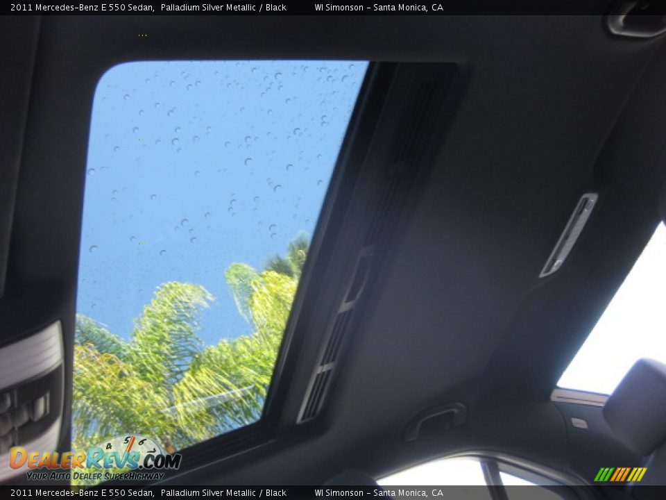 2011 Mercedes-Benz E 550 Sedan Palladium Silver Metallic / Black Photo #22