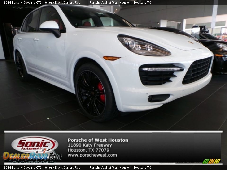 2014 Porsche Cayenne GTS White / Black/Carrera Red Photo #1