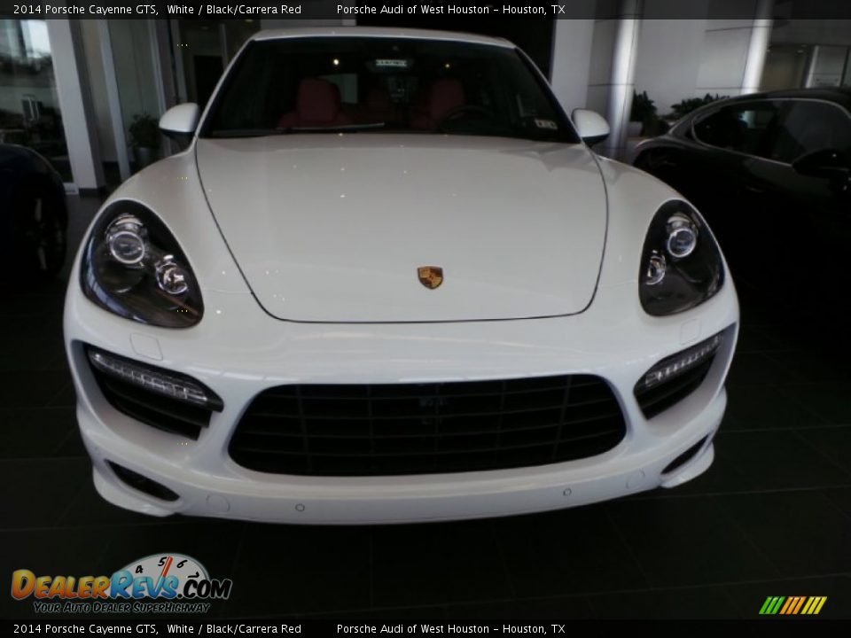 2014 Porsche Cayenne GTS White / Black/Carrera Red Photo #2