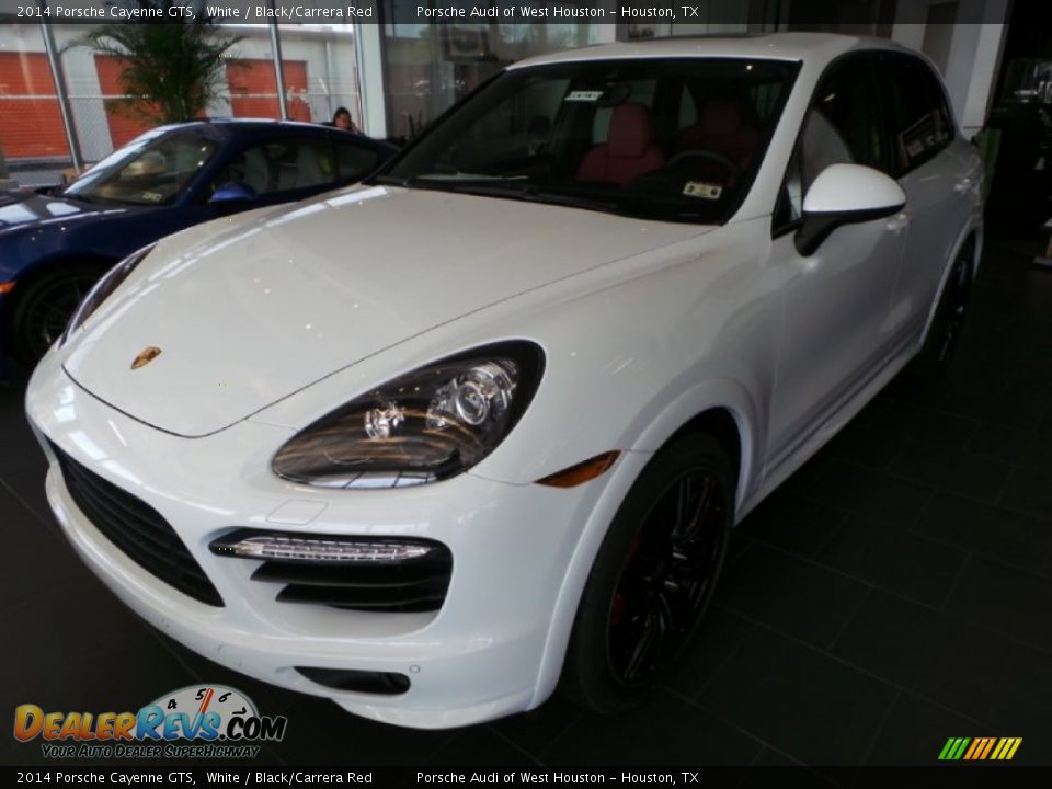 2014 Porsche Cayenne GTS White / Black/Carrera Red Photo #3