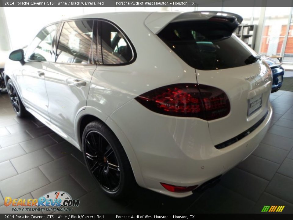 2014 Porsche Cayenne GTS White / Black/Carrera Red Photo #4