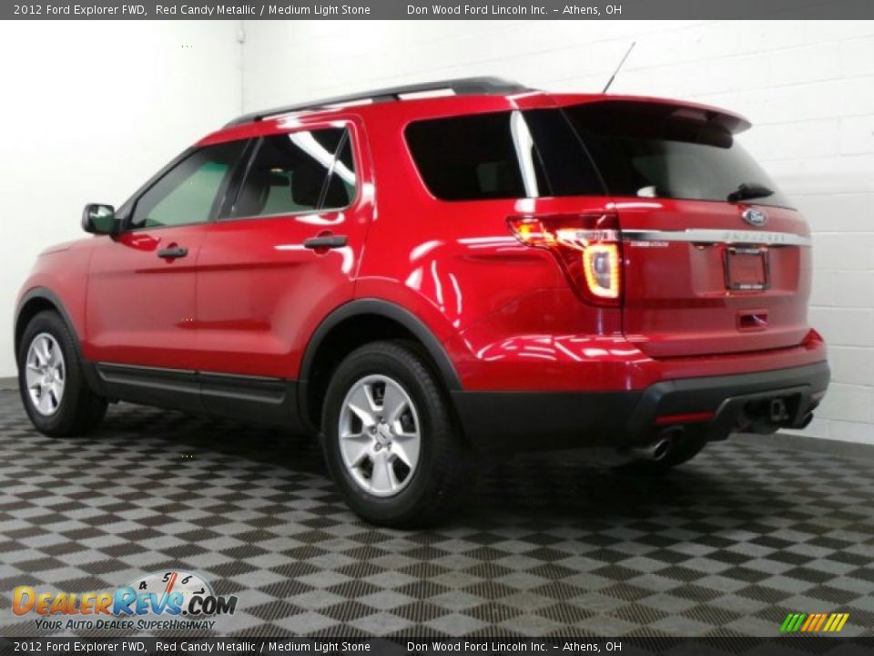 2012 Ford Explorer FWD Red Candy Metallic / Medium Light Stone Photo #2