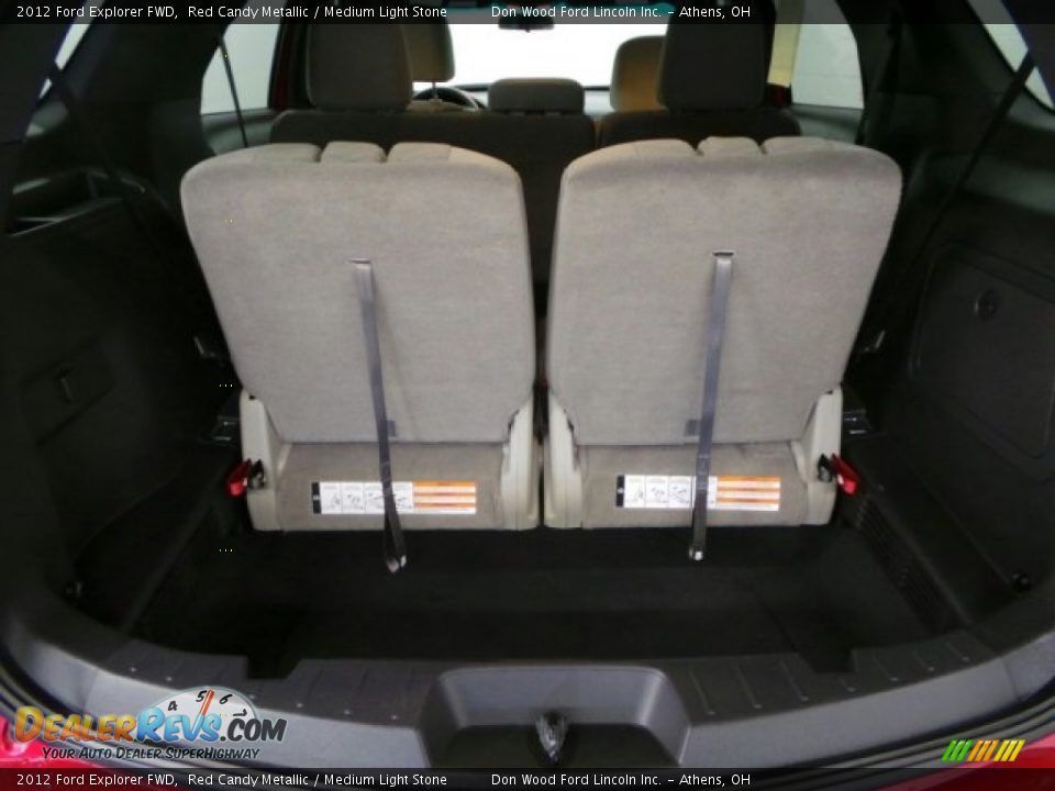 2012 Ford Explorer FWD Red Candy Metallic / Medium Light Stone Photo #5