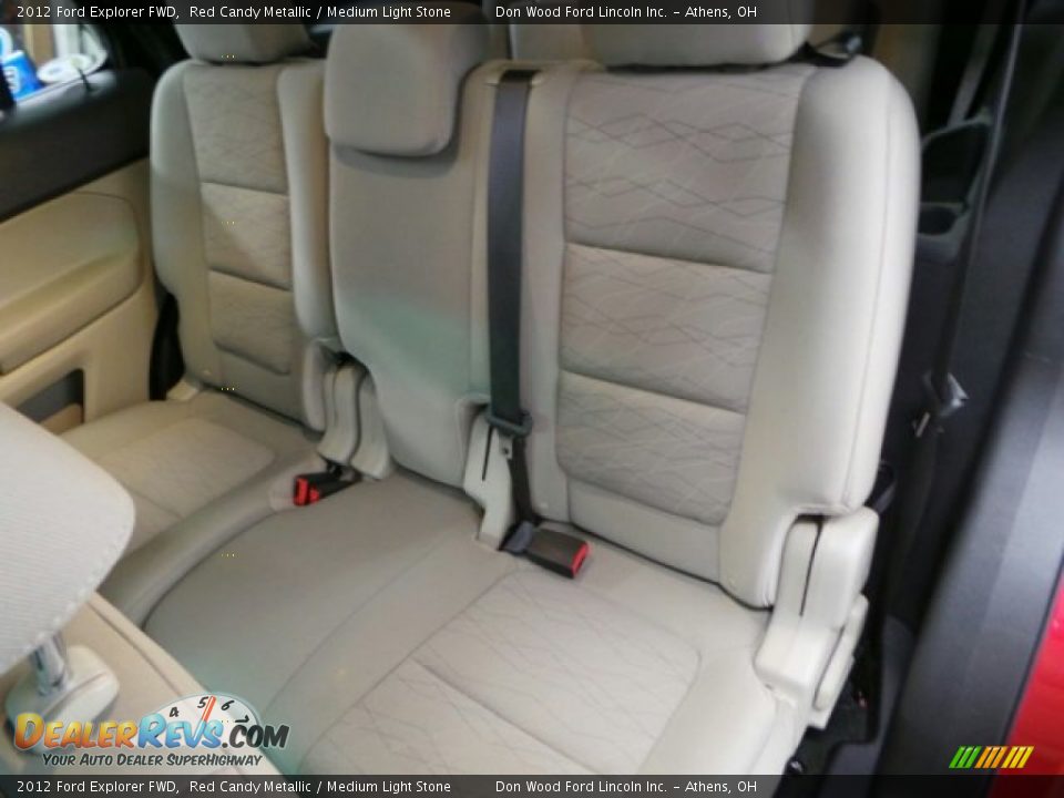 2012 Ford Explorer FWD Red Candy Metallic / Medium Light Stone Photo #11