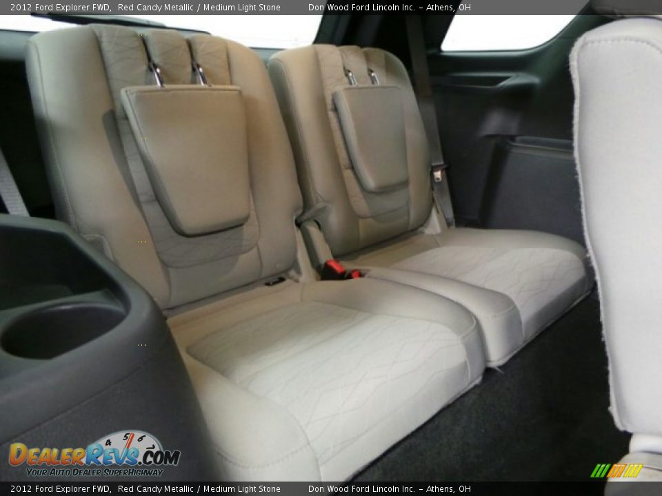 2012 Ford Explorer FWD Red Candy Metallic / Medium Light Stone Photo #13