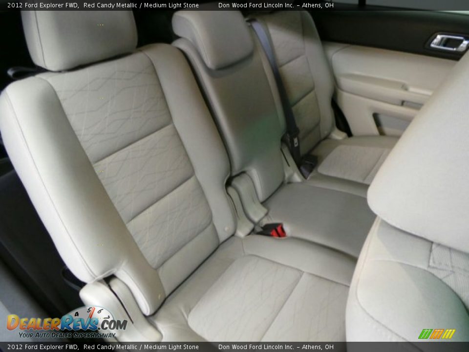 2012 Ford Explorer FWD Red Candy Metallic / Medium Light Stone Photo #14