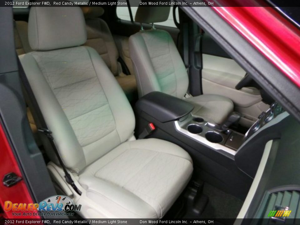 2012 Ford Explorer FWD Red Candy Metallic / Medium Light Stone Photo #15