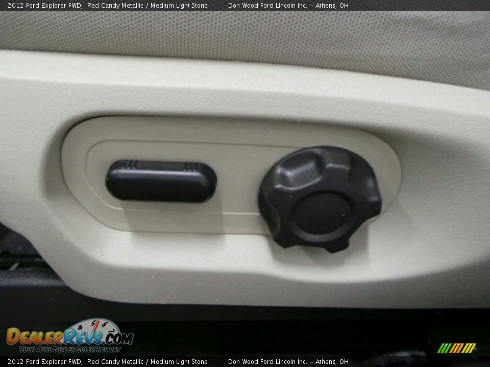 2012 Ford Explorer FWD Red Candy Metallic / Medium Light Stone Photo #17