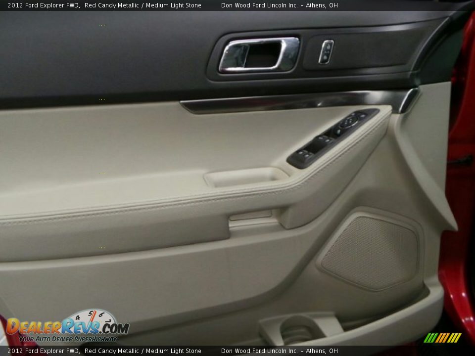 2012 Ford Explorer FWD Red Candy Metallic / Medium Light Stone Photo #18