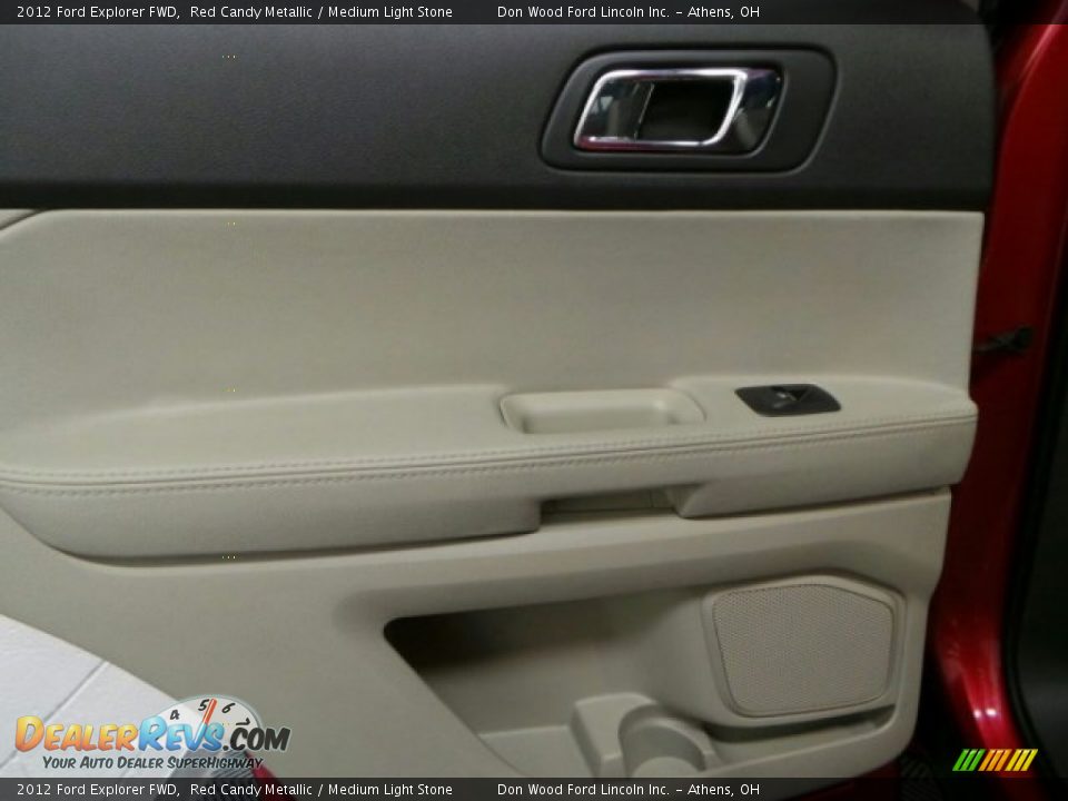 2012 Ford Explorer FWD Red Candy Metallic / Medium Light Stone Photo #21
