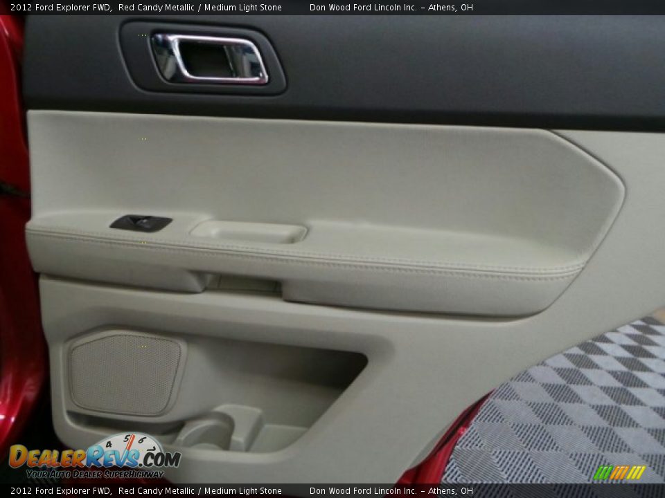 2012 Ford Explorer FWD Red Candy Metallic / Medium Light Stone Photo #22