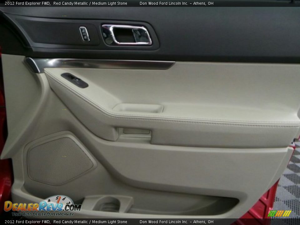 2012 Ford Explorer FWD Red Candy Metallic / Medium Light Stone Photo #23