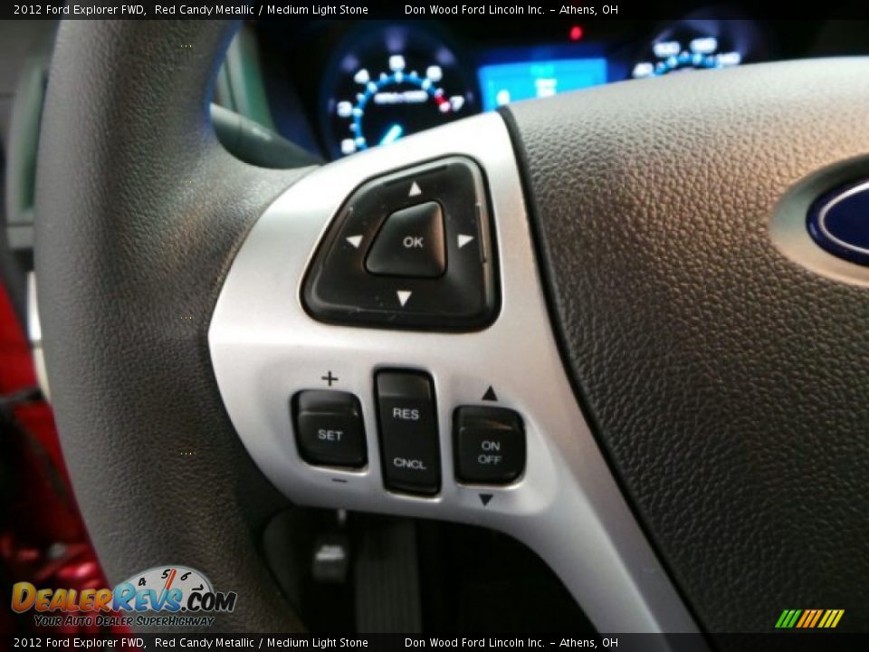 2012 Ford Explorer FWD Red Candy Metallic / Medium Light Stone Photo #26