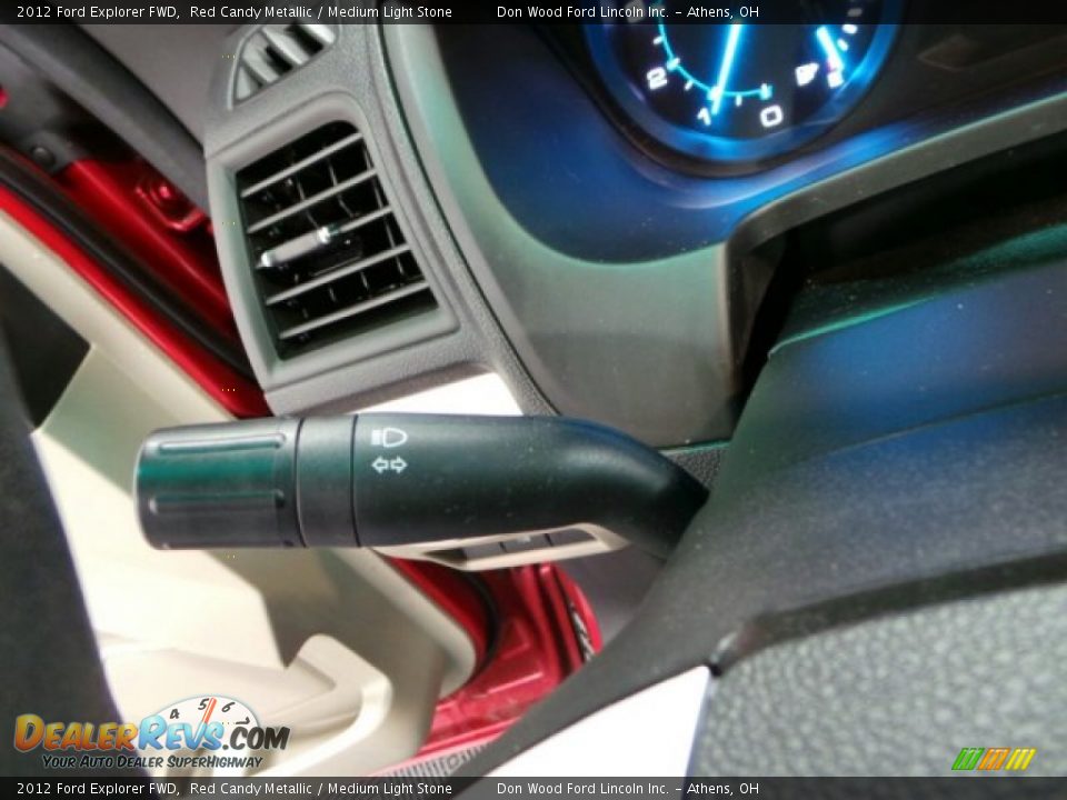 2012 Ford Explorer FWD Red Candy Metallic / Medium Light Stone Photo #28