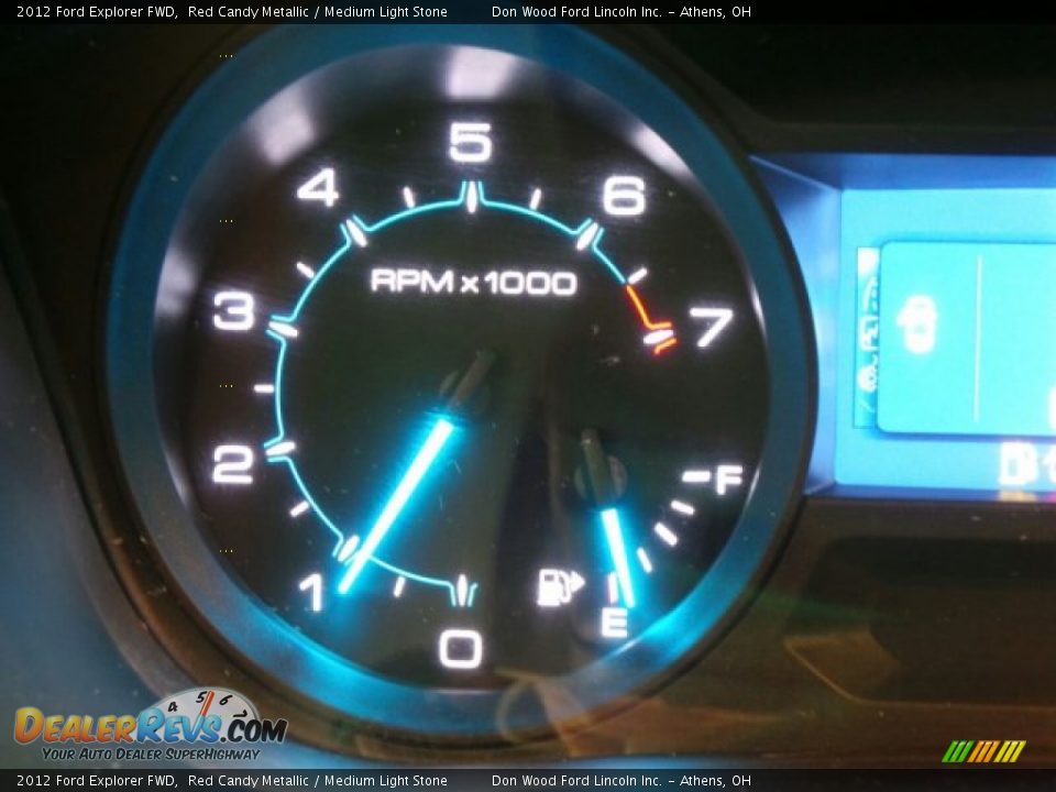 2012 Ford Explorer FWD Red Candy Metallic / Medium Light Stone Photo #32