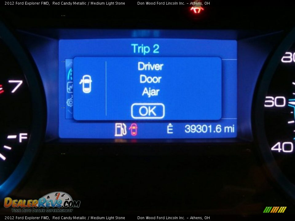 2012 Ford Explorer FWD Red Candy Metallic / Medium Light Stone Photo #34
