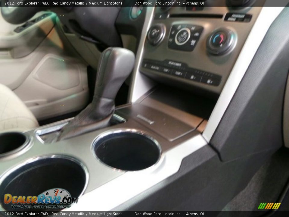 2012 Ford Explorer FWD Red Candy Metallic / Medium Light Stone Photo #36