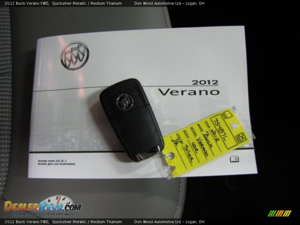 2012 Buick Verano FWD Quicksilver Metallic / Medium Titanium Photo #7