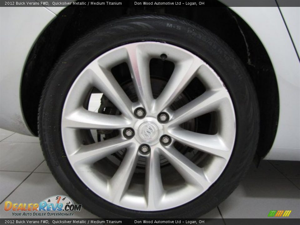 2012 Buick Verano FWD Quicksilver Metallic / Medium Titanium Photo #10