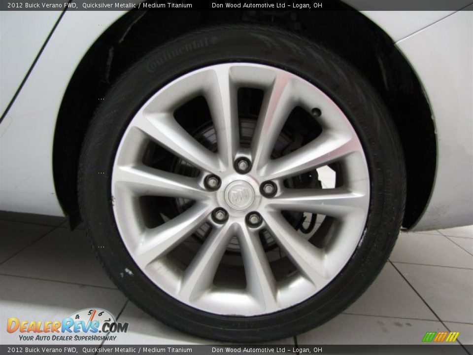 2012 Buick Verano FWD Quicksilver Metallic / Medium Titanium Photo #13