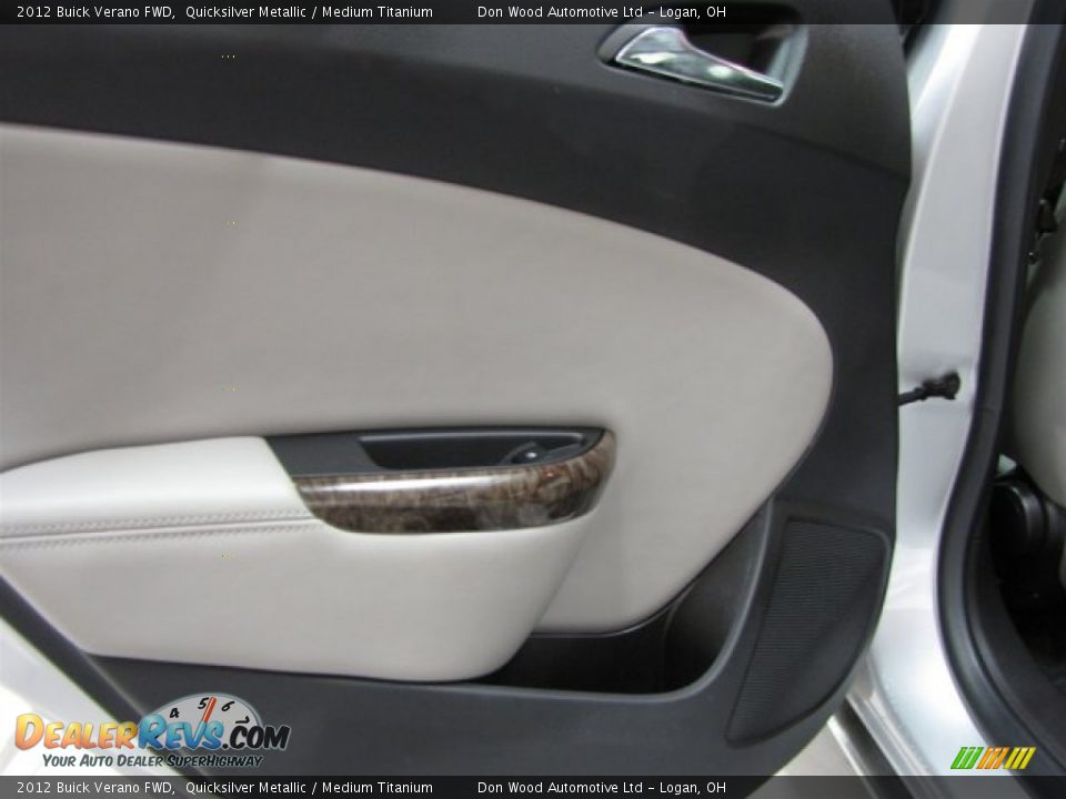 2012 Buick Verano FWD Quicksilver Metallic / Medium Titanium Photo #14