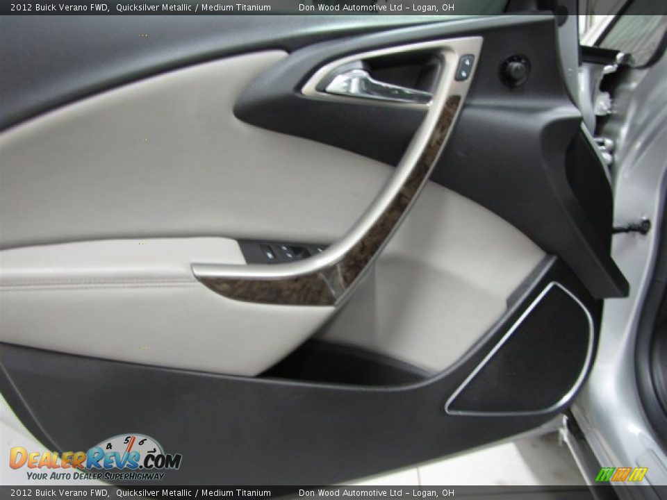 2012 Buick Verano FWD Quicksilver Metallic / Medium Titanium Photo #17