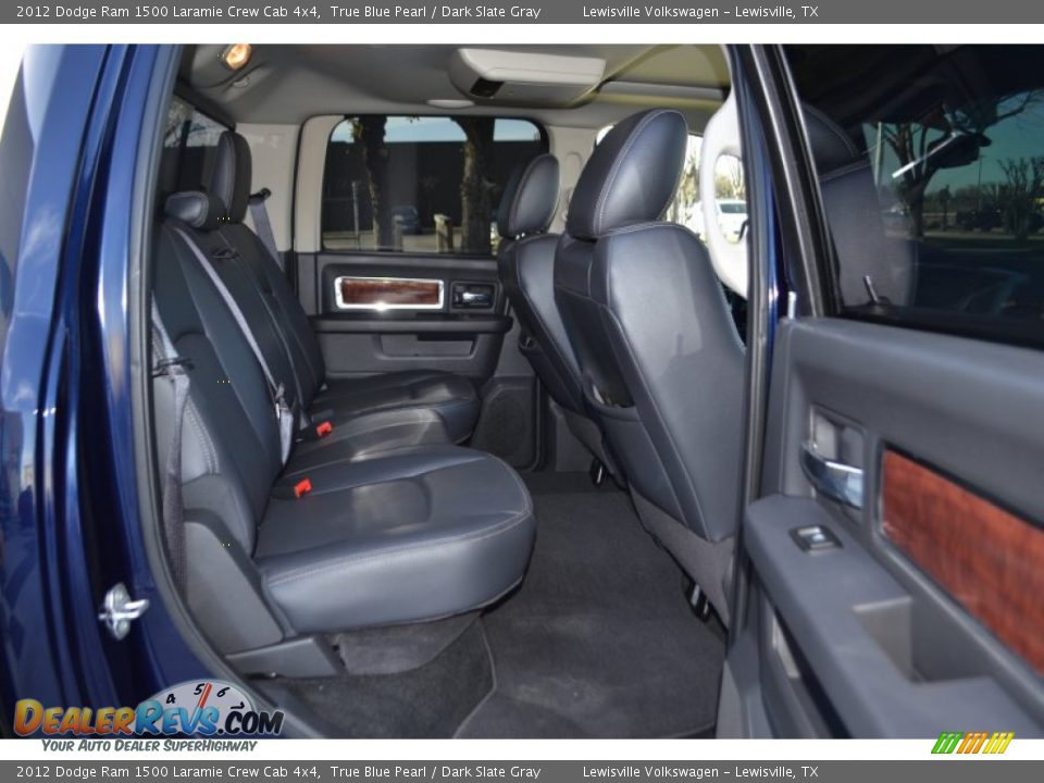 2012 Dodge Ram 1500 Laramie Crew Cab 4x4 True Blue Pearl / Dark Slate Gray Photo #11