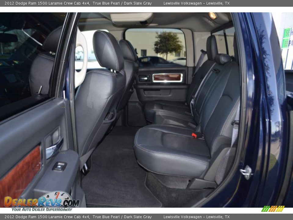 2012 Dodge Ram 1500 Laramie Crew Cab 4x4 True Blue Pearl / Dark Slate Gray Photo #12