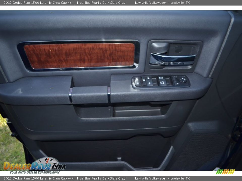 2012 Dodge Ram 1500 Laramie Crew Cab 4x4 True Blue Pearl / Dark Slate Gray Photo #13